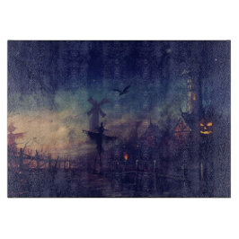 Halloween Scarecrow Chopping Board Snijplank
