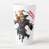Halloween scarecrow latte mok (Voorkant)