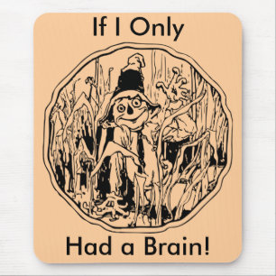 Halloween Scarecrow No Brain Mousepad Muismat