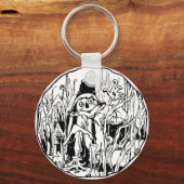 Halloween Scarecrow Sleutelhanger (Achterkant)