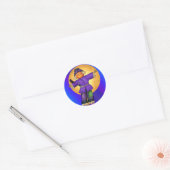 Halloween Scarecrow Sticker (Envelop)