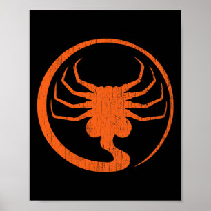 Halloween Scary Alien Facehugger Horror Pompoen La Poster