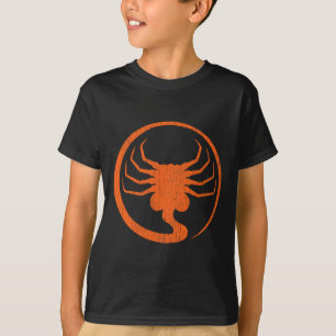 Halloween Scary Alien Facehugger Horror Pompoen La T-shirt