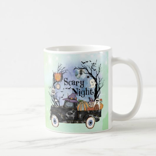 Halloween Scary Café Mug de nuit (Droite)
