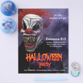 Halloween Scary Clown Flyer (Enkel)
