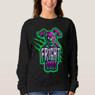Halloween Scary Clown Fright Night 1 Trui