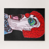 HALLOWEEN SCARY CLOWN Jigsaw puzzle puzzle (Horizontal)
