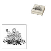 Halloween Scary Clowns Horror Rubberstempel (Gestempeld)