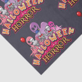 Halloween Scary Clowns Horror Tissuepapier (Detail)