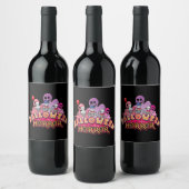 Halloween Scary Clowns Horror Wijn Etiket (Flessen)