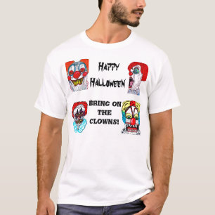 HALLOWEEN SCARY CLOWNS t-shirt