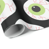 Halloween Scary Eyeball Cadeaupapier (Rol Hoek)