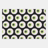 Halloween Scary Eyeball Inpakpapier Vel (Voorkant 2)