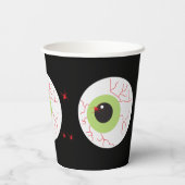 Halloween Scary Eyeball Party Papieren Bekers (Achterkant)