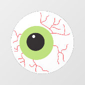Halloween Scary Eyeball Raamsticker (Vel)
