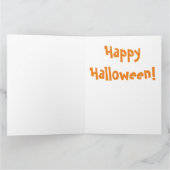 Halloween Scary Funny Holiday Ghost zegt Boo Kaart (Binnen)