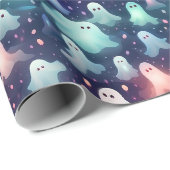 Halloween Scary Ghost en Goblins Cadeaupapier (Rol Hoek)
