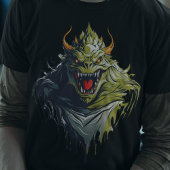 Halloween Scary Monster AI Kunst T-shirt