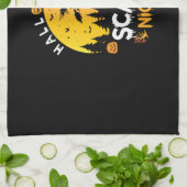 Halloween Scary Naight Birthday Theedoek (Gevouwen)