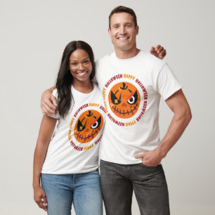 Halloween Scary Pumpkin T-Shirt
