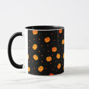 Halloween Scary Pumpkins Jack-o'-Lantern Patroon Mok