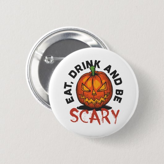 Halloween Scary Ronde Button 5,7 Cm (Voorkant /achterkant)