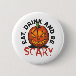 Halloween Scary Ronde Button 5,7 Cm