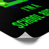 Halloween Scary School Bus Driver Gift Poster (Hoek)