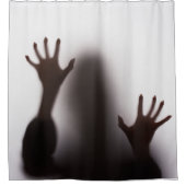 Halloween Scary Silhouette femme rideau de douche (Devant)
