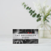  Halloween Scary Skull Visitekaartje (Staand voorkant)