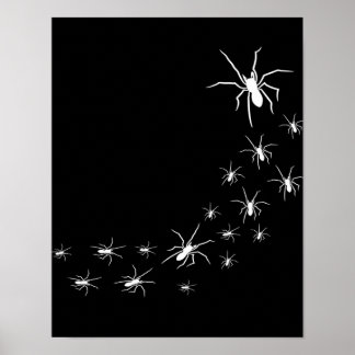 Halloween Scary Spider | Spider Lover Gift Idee Poster