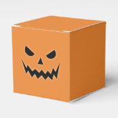 Halloween Scary Spooky Jack O Lantern Pumpkin Face Bedankdoosjes (Voorkant Zijde)
