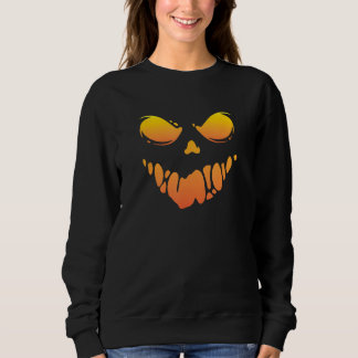 Halloween Scary Spooky Jack O Lantern Pumpkin Trui