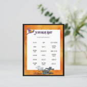 Halloween Scavenger Hunt Game (Staand voorkant)