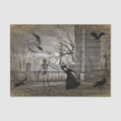  Halloween Scene Decoupage Ephemera Tissuepapier (Voorkant)