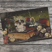  Halloween Scene Decoupage Skull Ephemera Tissuepapier