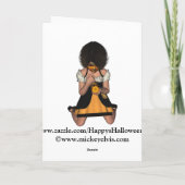 Halloween Scene Kaart (Achterkant)