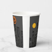 Halloween scène op papieren bekers (Rechts)