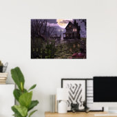 Halloween Scene Poster van 28 x 20 inch (Thuiskantoor)