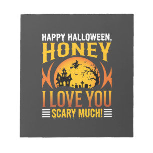 Halloween Schat Ik Hou Superdol Van Jou Notitieblok