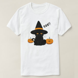 Halloween Schattige Cartoon Vrienden, Zwart Baby C T-shirt
