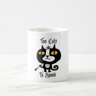 Halloween Schattige Cat Black Te Schattige om te s Koffiemok