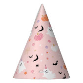 Halloween Schattige Dusty Pink Ghost Feesthoedjes (Links)