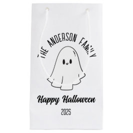 Halloween Schattige Ghost Gepersonaliseerde Naam J Klein Cadeauzakje