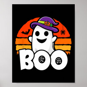 Halloween - Schattige Ghost Witch - Boo - Funny Ha Poster