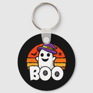 Halloween - Schattige Ghost Witch - Boo - Funny Ha Sleutelhanger