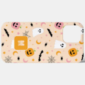 Halloween Schattige Pattern Bat Ghost Spider Moon Case-Mate iPhone Case (Achterkant (horizontaal))