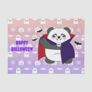 Halloween Schattigee Baby Panda Dracula Vampire Tissuepapier