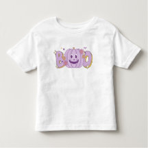 Halloween Schattigee Boo Pompoen Kinder T-Shirt