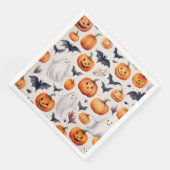 Halloween Schattigee Ghost Pumpkin Party servetten (Hoek)